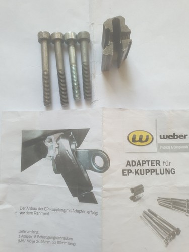 Weber kupplungsadapter - weber, ep