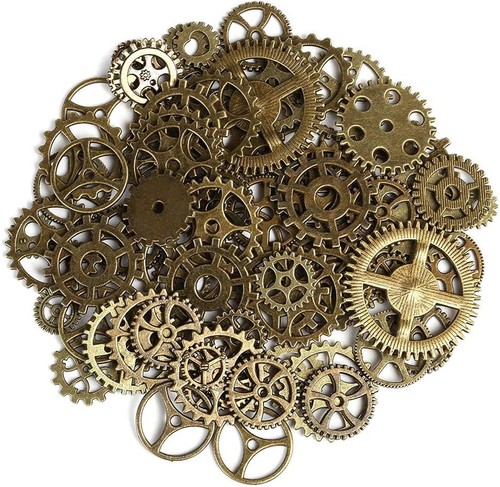 50g steampunk zahnräder set - zahnräder,